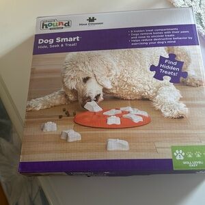 dog smart hide seek and treat game for your dog. Great game for puppies or older